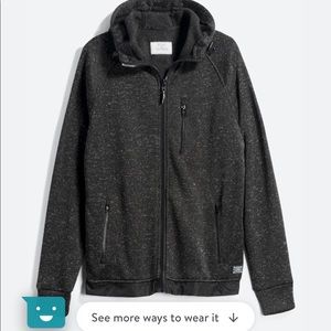 (EUC) Flag & Anthem Hooded Fleece